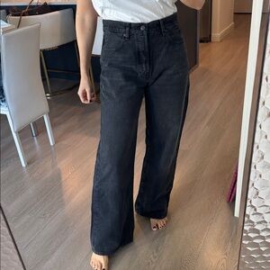 Frame Denim Black Loose Jeans